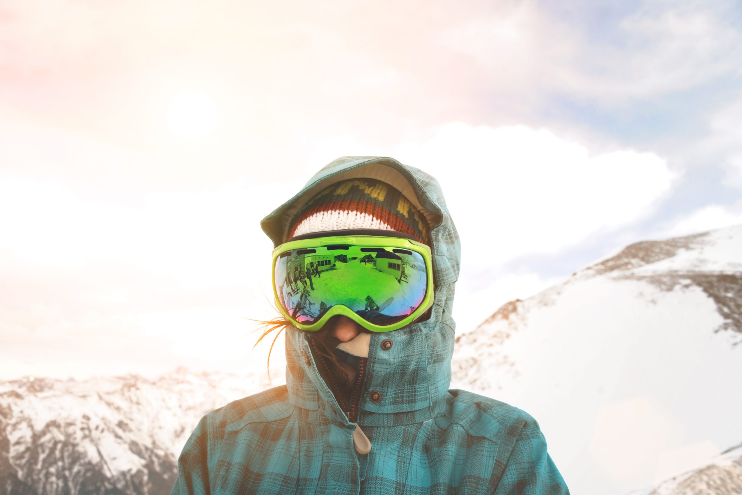 Woman in the backcountry wearing LayerOne base layers